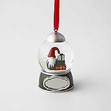 Gnome with Presents Mini Snow Globe Ornament  - 47150