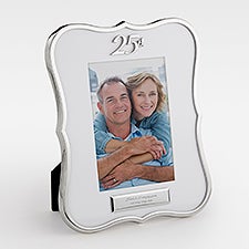 Engraved 25th Anniversary Picture Frame   - 47195