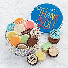 Thank You Cookie Gift Tin – Frosted Assortment - 47228D