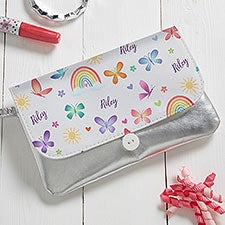 Watercolor Brights Personalized Wristlet  - 47280