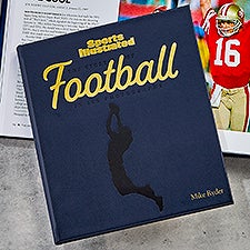 Sports Illustrated: The Story of Football Personalized Leather Book  - 47294D