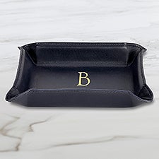 Personalized Leather Valet Tray  - 47300D