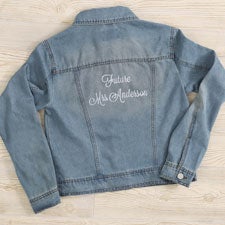 Write Your Own Embroidered Jean Jacket  - 47318