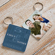 Eternal Love Personalized Photo Keychain  - 47331