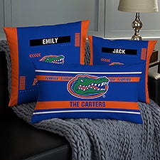 NCAA Florida Gators Classic Personalized Throw Pillow - 47362