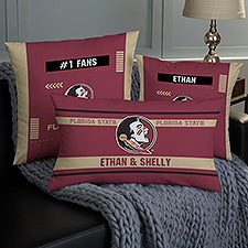 NCAA FSU Seminoles Classic Personalized Throw Pillow - 47363