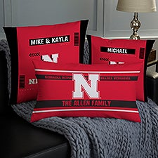 NCAA Nebraska Cornhuskers Classic Personalized Throw Pillow - 47367