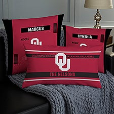 NCAA Oklahoma Sooners Classic Personalized Throw Pillow - 47368