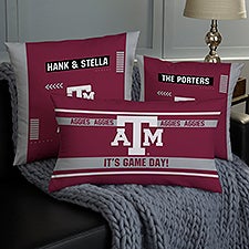 NCAA Texas AM Aggies Classic Personalized Throw Pillow - 47371