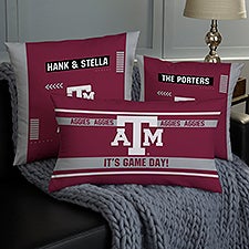 NCAA Texas A&M Aggies Classic Personalized Throw Pillow - 47371