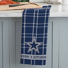 NFL Dallas Cowboys Personalized Waffle Weave Kitchen Towel - 47373