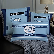 NCAA UNC Tarheels Classic Personalized Throw Pillow - 47389