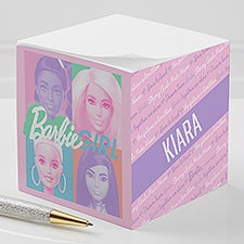 Barbie Sweet Vibes Personalized Note Cube  - 47394