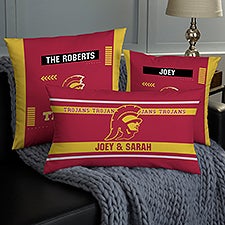 NCAA USC Tojans Classic Personalized Throw Pillow - 47399