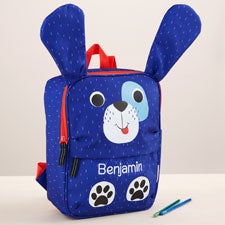 Dog Embroidered Kids Backpack  - 47405