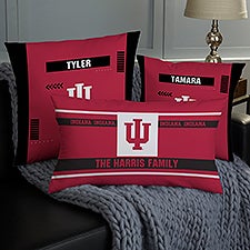 NCAA Indianna Hoosiers Classic Personalized Throw Pillow - 47408