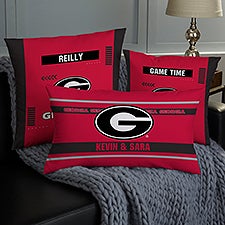 NCAA Georgia Bulldogs Classic Personalized Throw Pillow - 47411