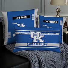 NCAA Kentucky Wildcats Classic Personalized Throw Pillow - 47413