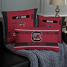 NCAA South Carolina Gamecocks Classic Personalized Throw Pillow - 47417