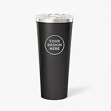 Personal Logo Corkcicle 24oz Large Tumbler- Black  - 47433