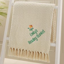 Flowers For Her Embroidered Afghan - 47453
