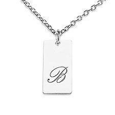 Personalized Dainty Initial Pendant  - 47518D