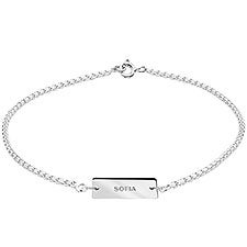 Personalized Dainty Name Anklet  - 47522D