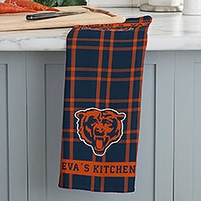 NFL Chicago Bears Personalized Waffle Weave Kitchen Towel - 47562