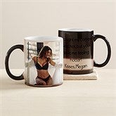 Flirty Message Personalized Photo Color Changing Coffee Mug - 47634