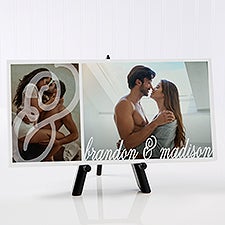 Flirtatious Photo Personalized Canvas Print - 47636