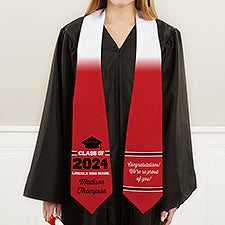 Class Of Personalized Graduation Stole  - 47661