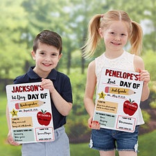 School Memories Personalized Dry Erase Sign - 47767