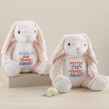 Honey Bunny Embroidered 16" Plush Easter Bunny - 47780