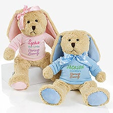 Honey Bunny Personalized Plush Easter Bunny  - 47781