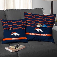 NFL Denver Broncos Personalized Pocket Pillow - 47882