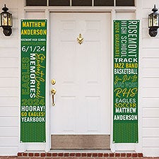 All About The Grad Personalized Door Banner Set - 47887