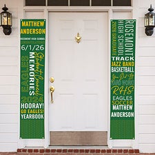 All About The Grad Personalized Door Banner Set - 47887