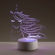 Unicorn Personalized Acrylic LED Jewelry Holder - 47915