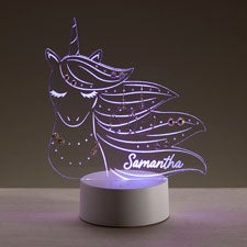 Unicorn Personalized Acrylic LED Jewelry Holder  - 47915