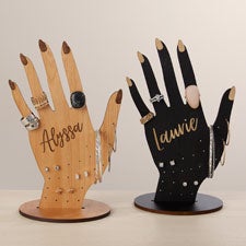 Wooden Hand Personalized Jewelry Holder - 47938