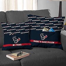 NFL Houston Texans Personalized Pocket Pillow - 47985
