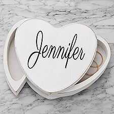 Classic Celebrations Engraved Heart Jewelry Box - 48001