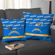 NFL Los Angeles Chargers Personalized Pocket Pillow - 48002