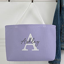 Simple Signature Personalized Tote Bag - 48086
