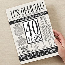 Officially Retired Personalized Oversized Greeting Card - 48091