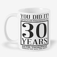 Officially Retired Personalized Coffee Mugs - 48093