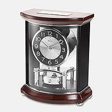 Engraved Logo Bulova Gentry Contemporary Clock - 48117