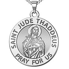 Custom Saint Jude Engraved Pendant  - 48173D