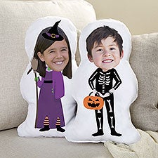Halloween Character Personalized Photo Throw Pillow - 48177