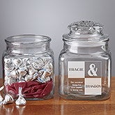 Personalized Candy Jar - Sweetest Love Design - 4818